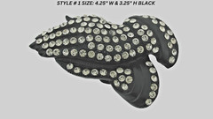 Praying Hands Belt Buckles New Men Women Black Metal Iced Blinged Style Cowgirl