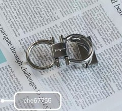 Salvatore Ferragamo Alloy Horseshoe Buckle for 34-35mm leather strap Silver
