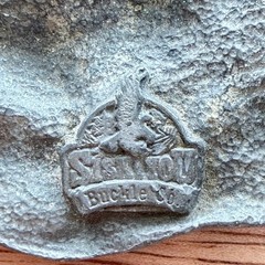 vintage siskiyou Id rather be hunting pewter silver belt buckle deer ducks usa