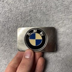 BMW Western Metal Belt Buckle Silver Blue Silver Automotive Logo Men&rsquo;s Car Logo