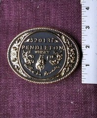 2013 Pendleton Whiskey Belt Buckle Let&rsquo;er Buck Rodeo