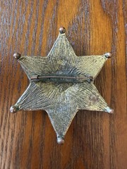 POLICE COPS SHERIFF LAW ENFORMENT WESTERN COWBOY Badge