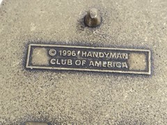 Handyman Club Of America Life Member Vintage Brass Belt Buckle