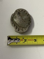 Pewter Color Eagle 3-D Belt Buckle