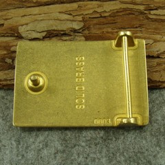Solid Brass Heavy Duty Belt Pin Buckle Men&rsquo;s Belt Buckles For 1.5&Prime; / 38mm Belt