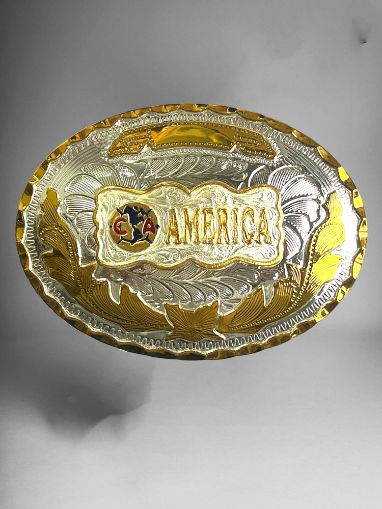 America Rodeo Western Cowboy Style Belt Buckle Hebilla Vaquera Fina Del America