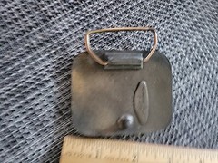 VINTAGE 1976 LARGE MOUTH BASS HOOKED ON BAIT BELT BUCKLE!!! Indiana Metal Craft