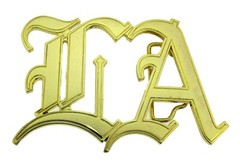 Los Angeles Dodgers Team Logo Belt Buckle (MLB Baseball) Initial LA LB NY IE SF
