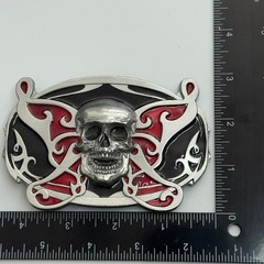 Great American Products 2006 Skull Belt Buckle Fashion Accessory Made in Mexico