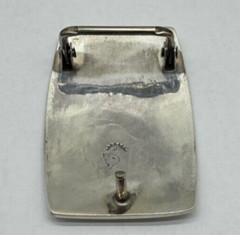 1950&rsquo;S EAGLE STERLING SILVER 38G HAND CRAFTED BELT BUCKLE ZUNI HOPI/NAVAJO? N473