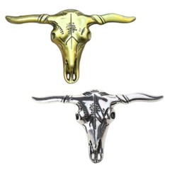 Vintage Skull Shape Belt Buckle for Adult Waist Belt DIY Unisex