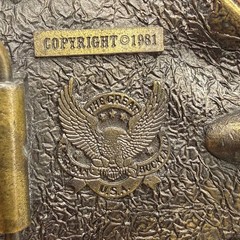 Vintage Hawaii Belt Buckle Palm Tree Travel Vacation Beach