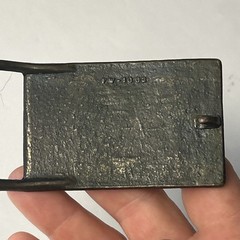 Vintage Wells Fargo and Company Bankers and Forwarders Rectangular Belt Buckle