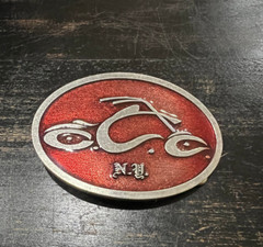 Orange County Chopper Belt Buckle – Officially Licensed – Red Color – Brand New