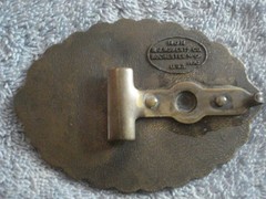 VTG 1976 « CHEVROLET SALUTES AMERICA » BICENTENNIAL BELT BUCKLE(3 1/2&Prime; x 2 1/2&Prime;)