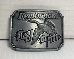 Vintage Remington by Sid Bell First In The Field Canada Goose 1980 Belt Buckle