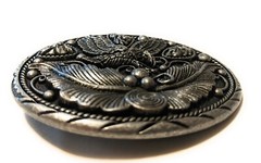 ✖ EAGLE SOARING Belt buckle Pewter color beauty solid USA mens 3.5 inch Hunter