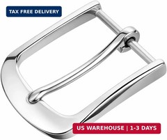 1.5&Prime;(40mm) Belt Buckles Replacement Heavy Duty Stainless Steel Single Prong Squa