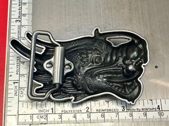 Chinese Dragon Head Strength, Wisdom, Protection Buckle Rage Belt Buckle