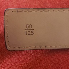 Gucci Interlocking G Belt Caleido Print GG Coated Buckle Canvas Size 50/125