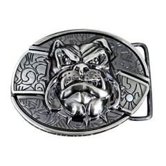 Bulldog hidden K Belt Buckle, Brand New, Zinc Alloy