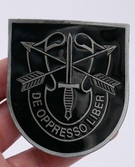 Vintage De Oppresso Liber US Army Special Forces Belt Buckle EEINC 1999