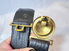Vtg US Navy Officers Sword Belt And Buckle With Hangers Size 40 Meyer New York
