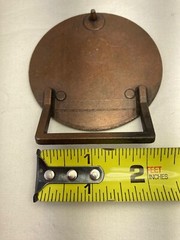 Bucking Bronco Western Belt Buckle Vintage Solid Metal 3&Prime; Unbranded