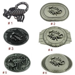 Scorpion Belt Buckle Gold Silver Metal New Mens Womens Zodiac Sign Rodeo Western