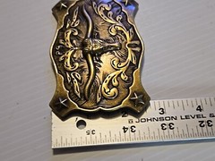WESTERN LONGHORN BULL RODEO Metal Belt Buckle (BRASS LOOKING)
