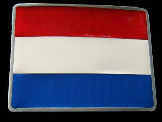 Netherlands Holland Amsterdam Dutch Flag Belt Buckles