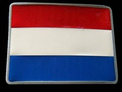 Netherlands Holland Amsterdam Dutch Flag Belt Buckles