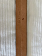 Martin Digman American Alligator Skin Belt, Tan Size 34