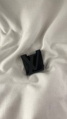 Louis Vuitton LV Belt Buckle Matte Black Initiales Replacement Buckle