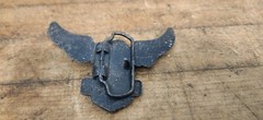 VINTAGE KAWASAKI EAGLE TOPPER BADGE BELT BUCKLE