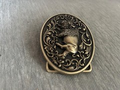 Bronze Buffalo Belt Buckle Southwestern Cowboy Western Fits 1.5 Belt Strap