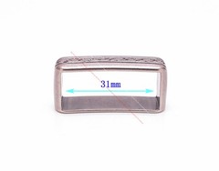 30mm Antique Silver Engraved Floral Western Leathercraft 4 Pcs Set Belt Buckle