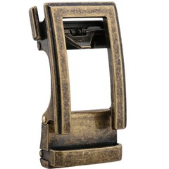 Men Alloy Automatic Buckle Casual Ratchet Belt Buckle for 3.3-3.5cm Wide belt