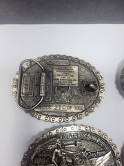 Vtg 80&rsquo;s Daytona Bike Week Belt Buckle Collection Limited Edition Numbered