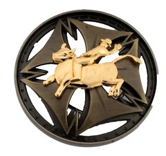 Bull Riders Aztec Metal Spinners Removable Lighters Belt Buckle Mens Western New
