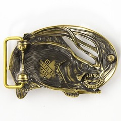 Bass Fishing belt buckle, Angler gift trophy bass fish, Fisherman gift buckle