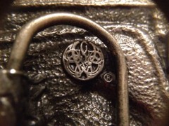 SISKIYOU ARIZONA GOLD PANNING PEWTER BELT BUCKLE AG-7 1984 WILLIAMS OREGON