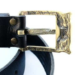 Brass belt buckle Duck Season, pin type Hunter trophy gift buckle for 1.5 inch