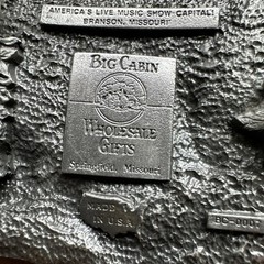 vintage USA made BRANSON belt buckle COUNTRY MUSIC folk WESTERN missouri