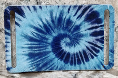 GRIP6 BELT BUCKLE – BLUE TIE DIE – GLOSS – 1.5 INCH WIDE