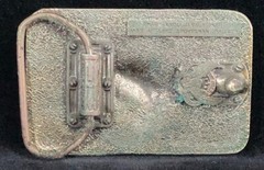 BASS B.A.S.S. Anglers Big Mouth 1988 Brass Commemorative Fishing Belt Buckle