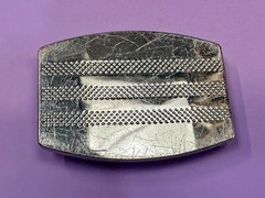 Adidas Silver Colored Striped Golf Sports Trophy Style Vintage Belt Buckle
