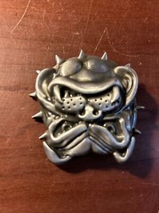 British Bulldog Metal Belt Buckle
