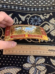 Western Buckle Gold Silver Red Black Horse Cowboy Buckle 2 » Hebillas Vaqueras