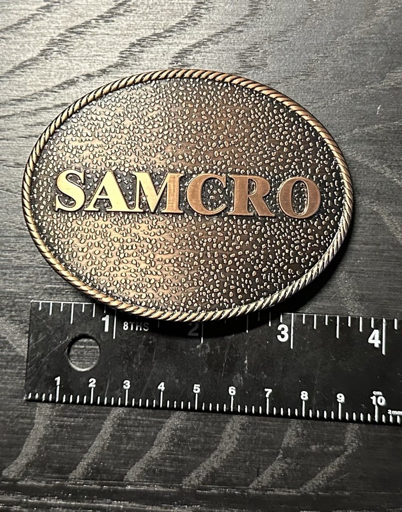 SAMCRO SONS OF ANARCHY / BIKER GEAR SOA BELT BUCKLE